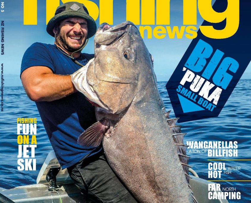 FC 430cc  May Cover of NZ Fishing News – FC Boats